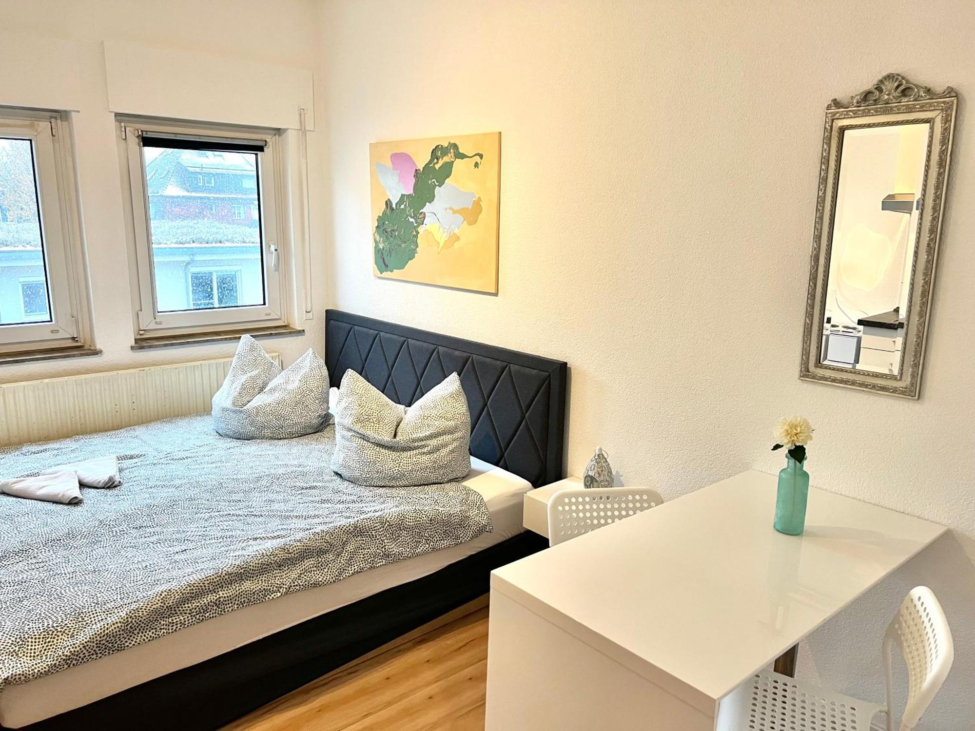 Budget City Appartement Kueche,Bad, Parken Im Zentrum Von 라벤스부르크 외부 사진